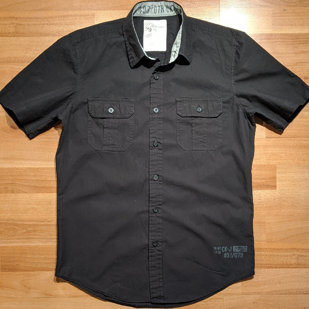 Calvin Klein Men's Black Short Sleeve Shirt
